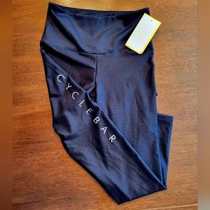 Goldsheep Black Crop Leggings X Cyclebar